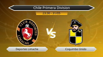 Chile Primera Division Deportes Limache VS Coquimbo Unido