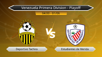 Venezuela Primera Division - Playoff Deportivo Tachira VS Estudiantes de Merida